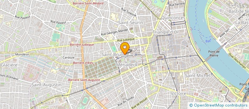 localisation de l'entreprise CAISSE CONGES PAYES BORDEAUX  BORDEAUX