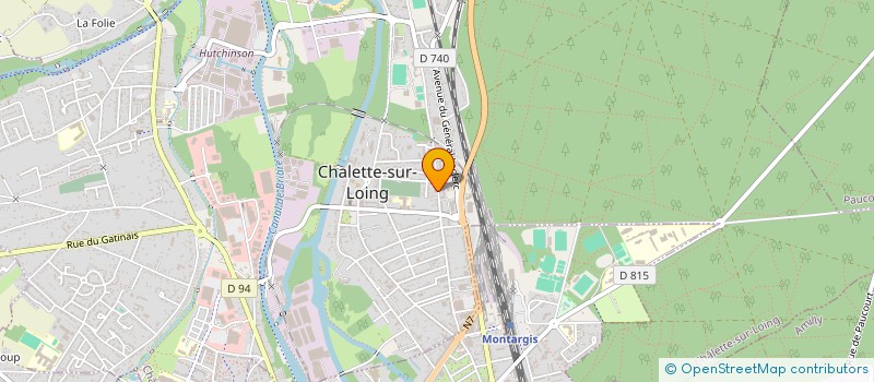 localisation de l'entreprise CAISSE CONTINENTALE AFRIQUE à CHALETTE-SUR-LOING