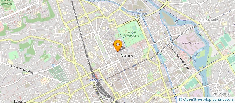 localisation de l'entreprise CAISSE CREDIT MUNICIPAL DE NANCY à NANCY