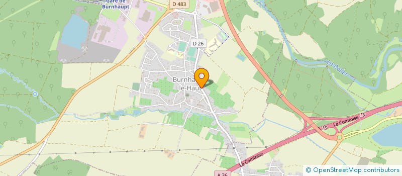 localisation de l'entreprise CAISSE CREDIT MUT BURNHAUPT SOULTZBACH à BURNHAUPT-LE-HAUT