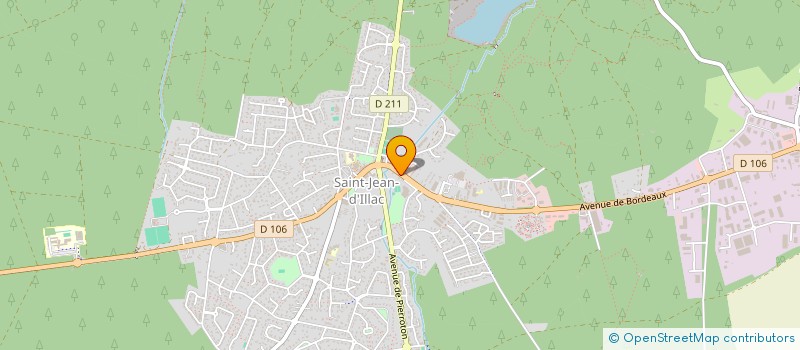 localisation de l'entreprise CAISSE CREDIT MUT DE ST JEAN D'ILLAC  SAINT-JEAN-D'ILLAC