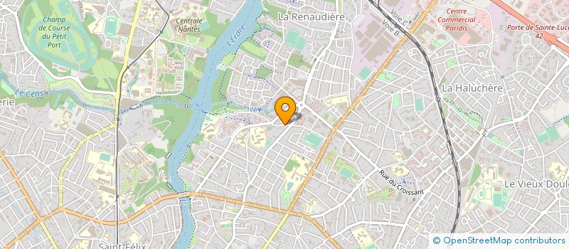 localisation de l'entreprise CAISSE CREDIT MUTUEL à NANTES