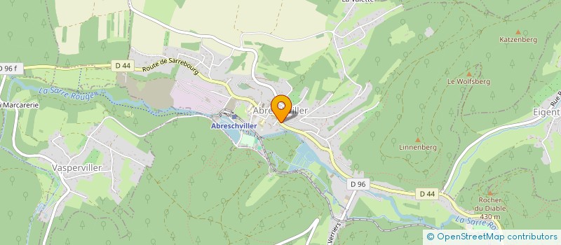 localisation de l'entreprise CAISSE CREDIT MUTUEL ABRESCHVILLER  ABRESCHVILLER