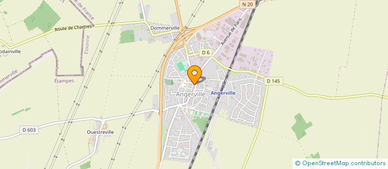 localisation de l'entreprise CAISSE CREDIT MUTUEL AGRIC ANGERVILLE à ANGERVILLE