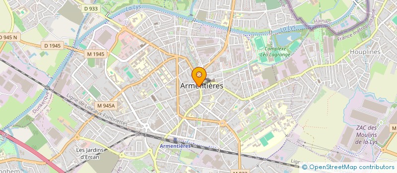 localisation de l'entreprise CAISSE CREDIT MUTUEL ARMENTIERES à ARMENTIERES