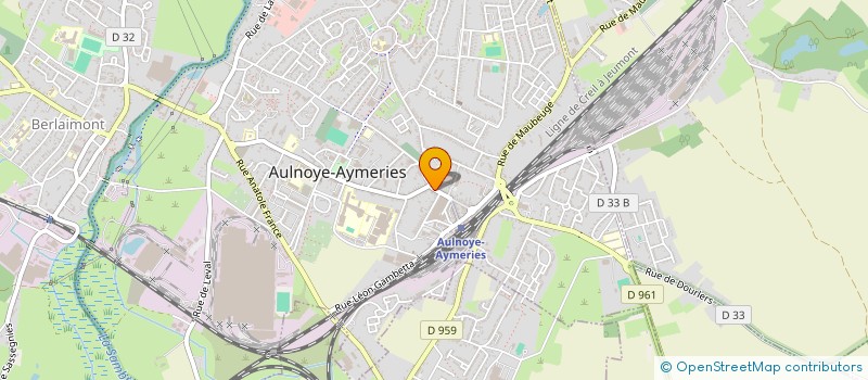 localisation de l'entreprise CAISSE CREDIT MUTUEL AULNOYE AYMERIES à AULNOYE-AYMERIES