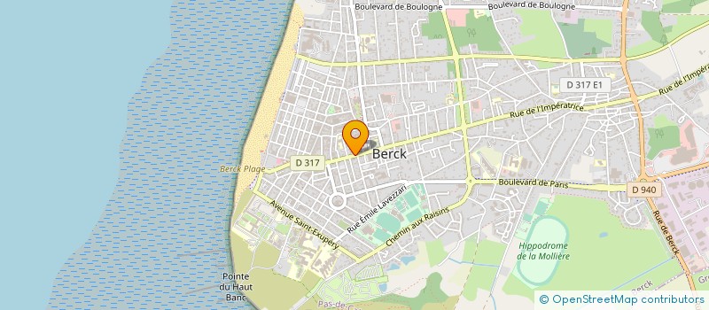 localisation de l'entreprise CAISSE CREDIT MUTUEL BERCK à BERCK