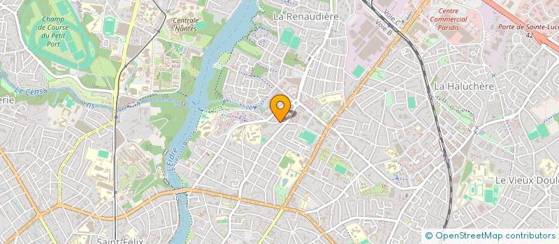 localisation de l'entreprise CAISSE CREDIT MUTUEL BESLE SUR VILAINE à NANTES