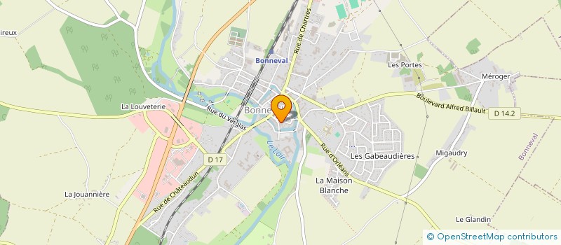 localisation de l'entreprise CAISSE CREDIT MUTUEL BONNEVAL à BONNEVAL