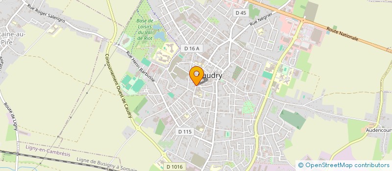 localisation de l'entreprise CAISSE CREDIT MUTUEL CAUDRY  CAUDRY