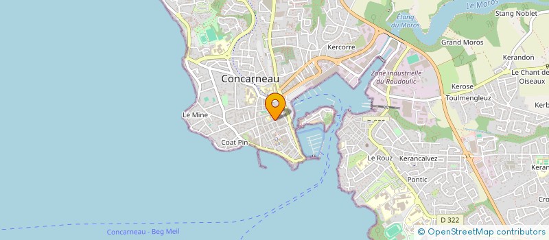localisation de l'entreprise CAISSE CREDIT MUTUEL CONCARNEAU à CONCARNEAU