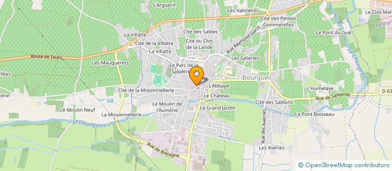 localisation de l'entreprise CAISSE CREDIT MUTUEL DE BOURGUEIL  BOURGUEIL