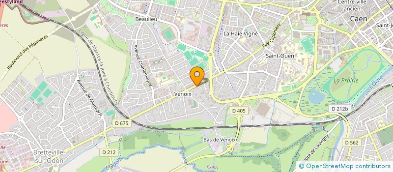 localisation de l'entreprise CAISSE CREDIT MUTUEL DE CAEN VENOIX à CAEN