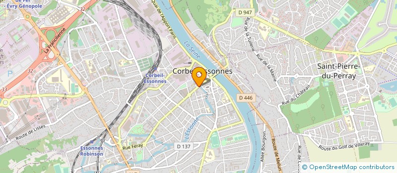 localisation de l'entreprise CAISSE CREDIT MUTUEL DE CORBEIL ESSONNES à CORBEIL-ESSONNES