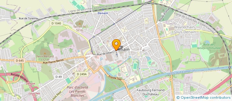 localisation de l'entreprise CAISSE CREDIT MUTUEL DE DENAIN à DENAIN