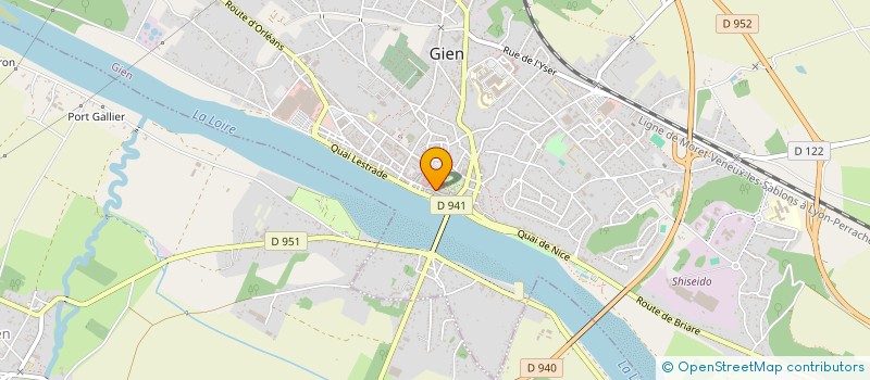 localisation de l'entreprise CAISSE CREDIT MUTUEL DE GIEN à GIEN