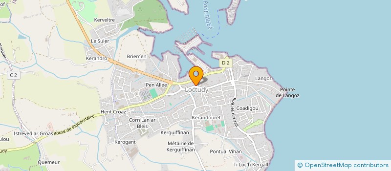 localisation de l'entreprise CAISSE CREDIT MUTUEL DE LOCTUDY  LOCTUDY