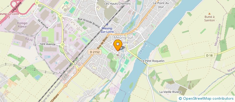 localisation de l'entreprise CAISSE CREDIT MUTUEL DE MEUNG SUR LOIRE à MEUNG-SUR-LOIRE