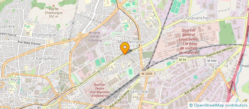 localisation de l'entreprise CAISSE CREDIT MUTUEL DE MONTFERRAND - LUSITANO  CLERMONT-FERRAND