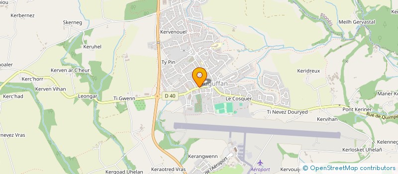 localisation de l'entreprise CAISSE CREDIT MUTUEL DE PLUGUFFAN  PLUGUFFAN