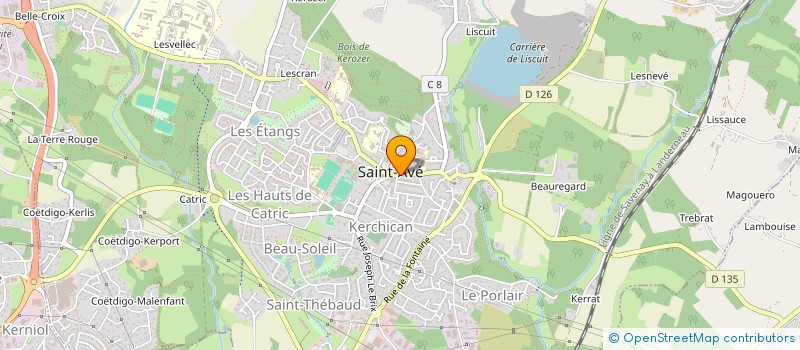 localisation de l'entreprise CAISSE CREDIT MUTUEL DE SAINT AVE  SAINT-AVE