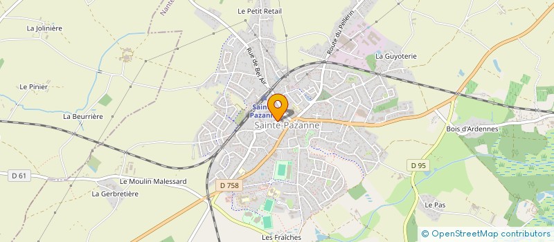 localisation de l'entreprise CAISSE CREDIT MUTUEL DE STE PAZANNE à SAINTE-PAZANNE
