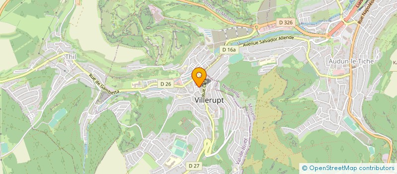 localisation de l'entreprise CAISSE CREDIT MUTUEL DE VILLERUPT  VILLERUPT