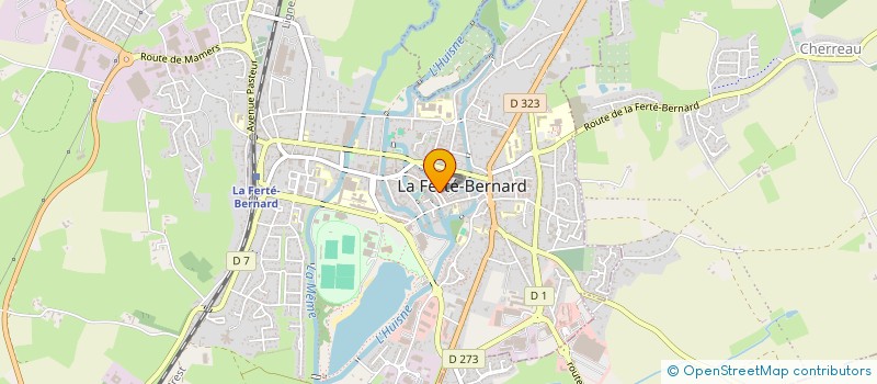 localisation de l'entreprise CAISSE CREDIT MUTUEL FERTE BERNARD  LA FERTE-BERNARD