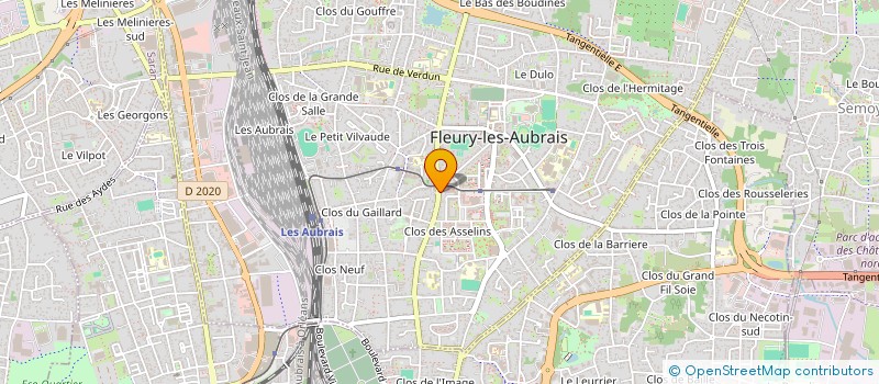 localisation de l'entreprise CAISSE CREDIT MUTUEL FLEURY AUBRAIS à FLEURY-LES-AUBRAIS