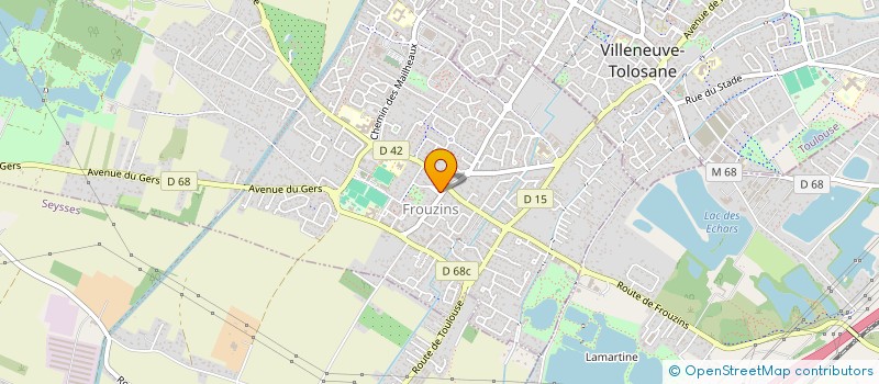 localisation de l'entreprise CAISSE CREDIT MUTUEL FROUZINS  FROUZINS