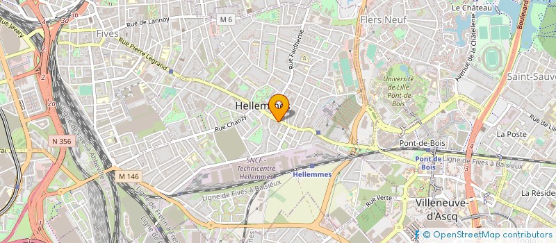 localisation de l'entreprise CAISSE CREDIT MUTUEL HELLEMMES à LILLE