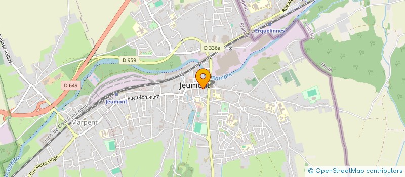 localisation de l'entreprise CAISSE CREDIT MUTUEL JEUMONT à JEUMONT
