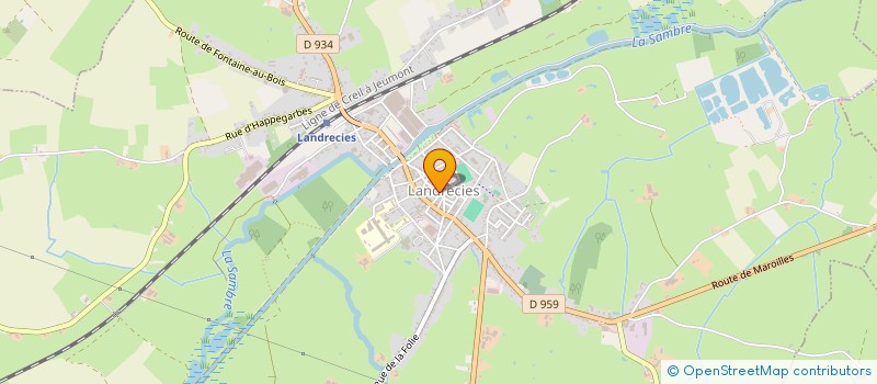 localisation de l'entreprise CAISSE CREDIT MUTUEL LANDRECIES à LANDRECIES