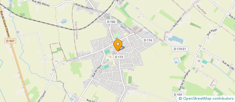 localisation de l'entreprise CAISSE CREDIT MUTUEL LAVENTIE  LAVENTIE