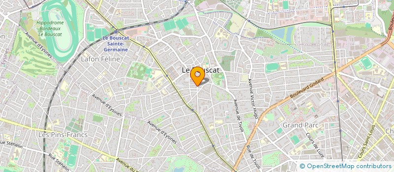 localisation de l'entreprise CAISSE CREDIT MUTUEL LE BOUSCAT CENTRE  LE BOUSCAT