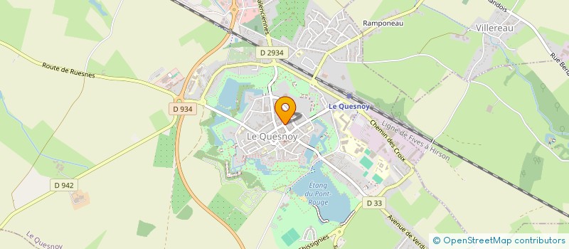 localisation de l'entreprise CAISSE CREDIT MUTUEL LE QUESNOY à LE QUESNOY