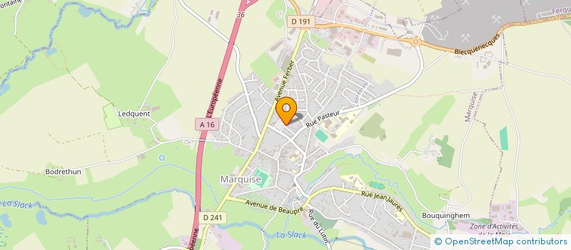 localisation de l'entreprise CAISSE CREDIT MUTUEL MARQUISE  MARQUISE