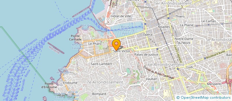 localisation de l'entreprise CAISSE CREDIT MUTUEL MARSEILLE PHOCEENNE à MARSEILLE