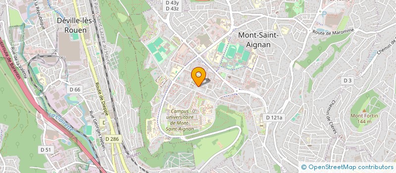 localisation de l'entreprise CAISSE CREDIT MUTUEL MONT SAINT AIGNAN  MONT-SAINT-AIGNAN