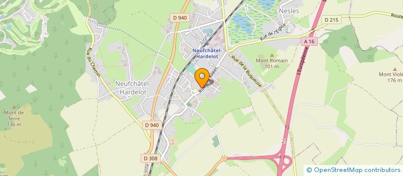 localisation de l'entreprise CAISSE CREDIT MUTUEL NEUFCHATEL-HARDELOT à NEUFCHATEL-HARDELOT