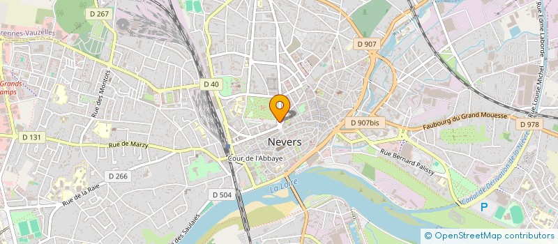 localisation de l'entreprise CAISSE CREDIT MUTUEL NEVERS à NEVERS