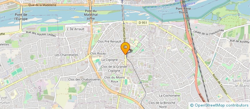 localisation de l'entreprise CAISSE CREDIT MUTUEL ORLEANS DAUPHINE à ORLEANS