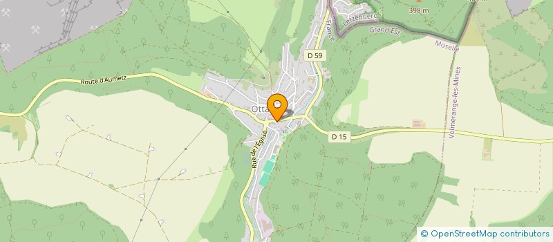 localisation de l'entreprise CAISSE CREDIT MUTUEL OTTANGE BOULANGE  OTTANGE