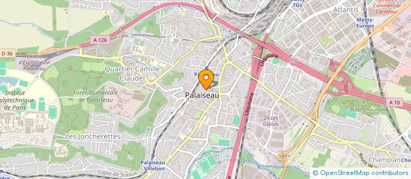 localisation de l'entreprise CAISSE CREDIT MUTUEL PALAISEAU IGNY  PALAISEAU