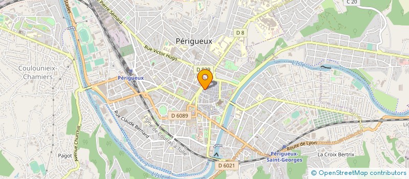 localisation de l'entreprise CAISSE CREDIT MUTUEL PERIGUEUX ST FRONT à PERIGUEUX