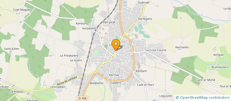 localisation de l'entreprise CAISSE CREDIT MUTUEL PLUVIGNER  PLUVIGNER