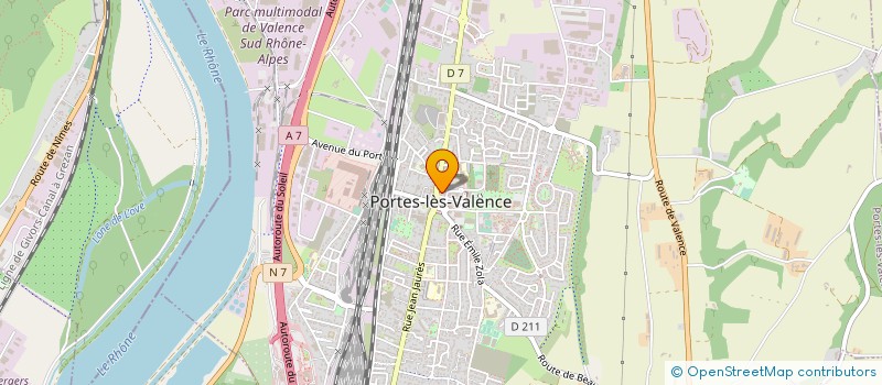 localisation de l'entreprise CAISSE CREDIT MUTUEL PORTES LES VALENCE à PORTES-LES-VALENCE