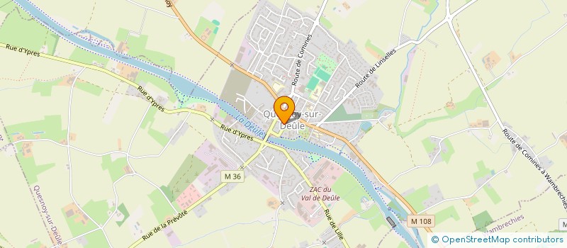 localisation de l'entreprise CAISSE CREDIT MUTUEL QUESNOY SUR DEULE à QUESNOY-SUR-DEULE
