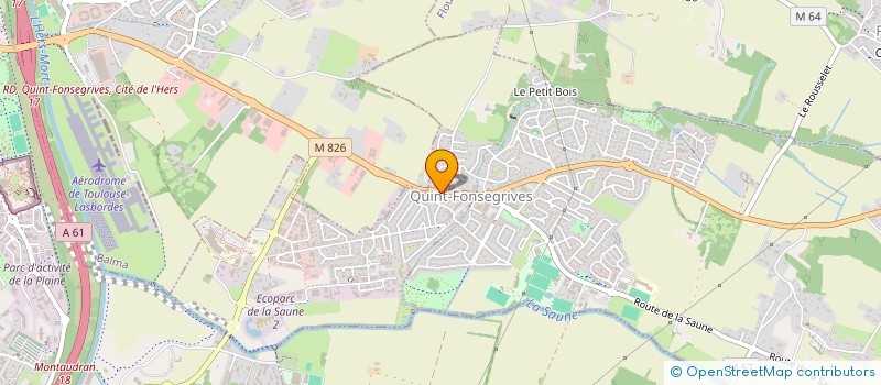 localisation de l'entreprise CAISSE CREDIT MUTUEL QUINT FONSEGRIVES  QUINT-FONSEGRIVES