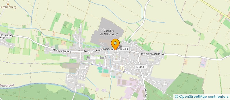 localisation de l'entreprise CAISSE CREDIT MUTUEL REGION HATTGAU à BETSCHDORF